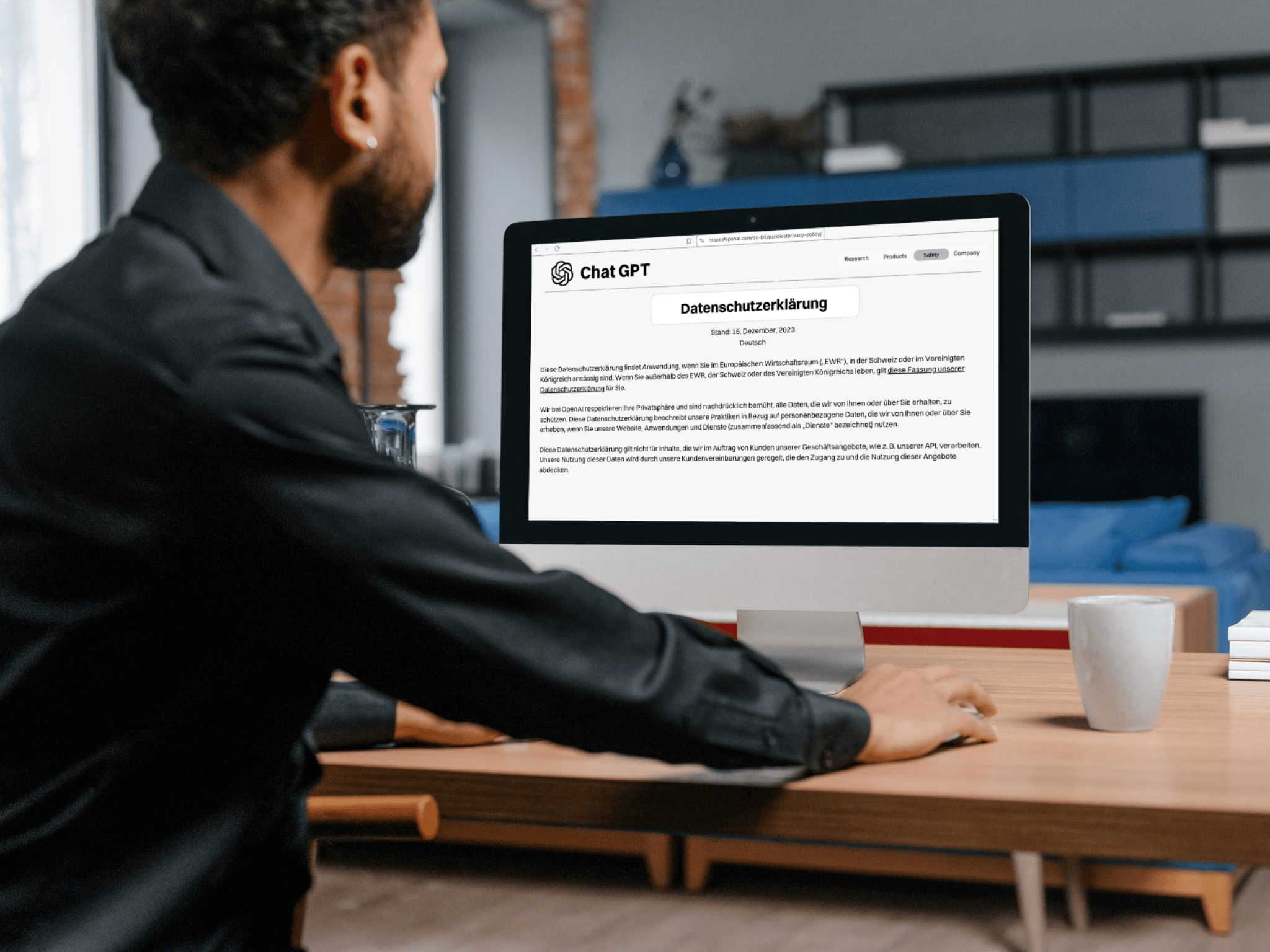 Stock Photo zur Illustration einer Datenschutzerklärung